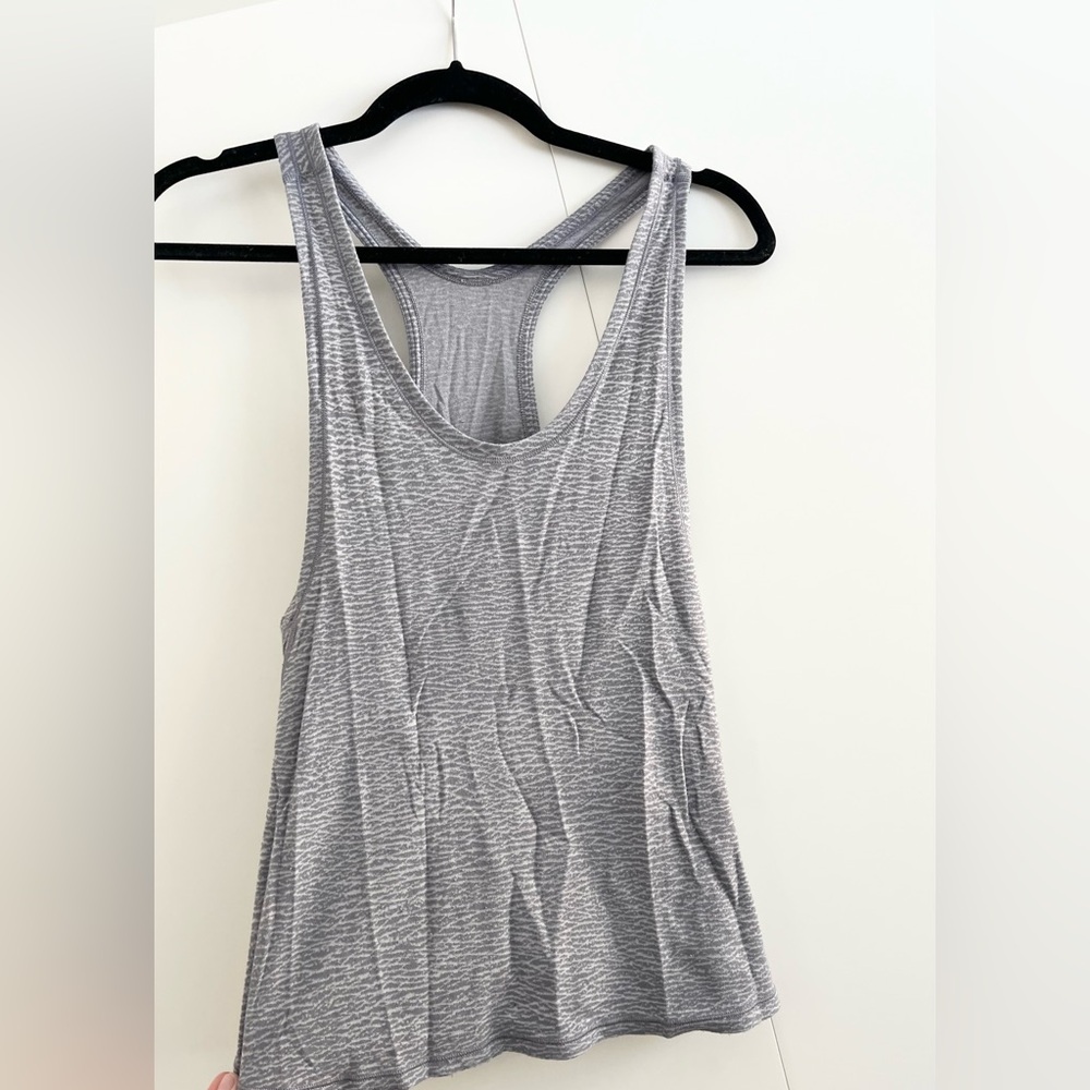 Lululemon Light Gray Racerback Tank